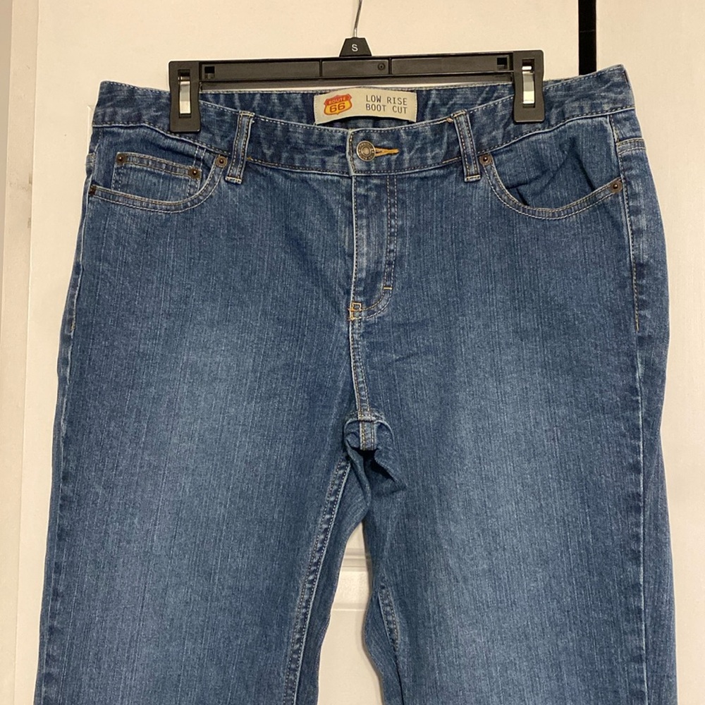Route 66 low rise boot cut jeans